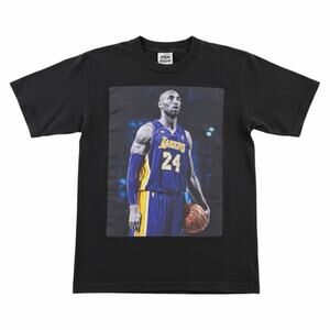 Kobe Bryant Los Angeles Lakers #24 Photo T-Shirt Medium Black Pro Athletic Mamba